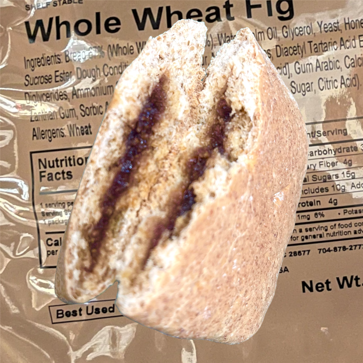 MRE Fig in Whole Wheat Bread by Bridgford