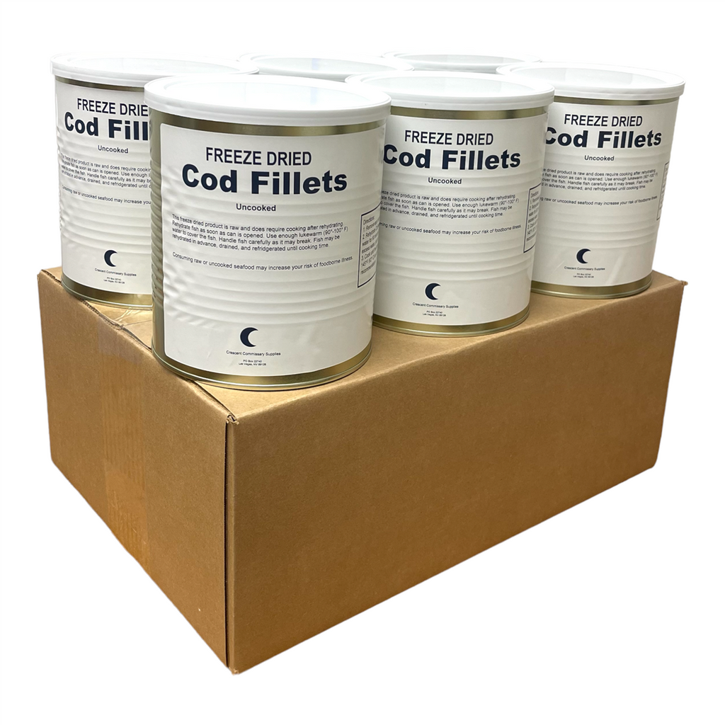 dried cod fish in a box Military Surplus Freeze Dried Cod Fillets