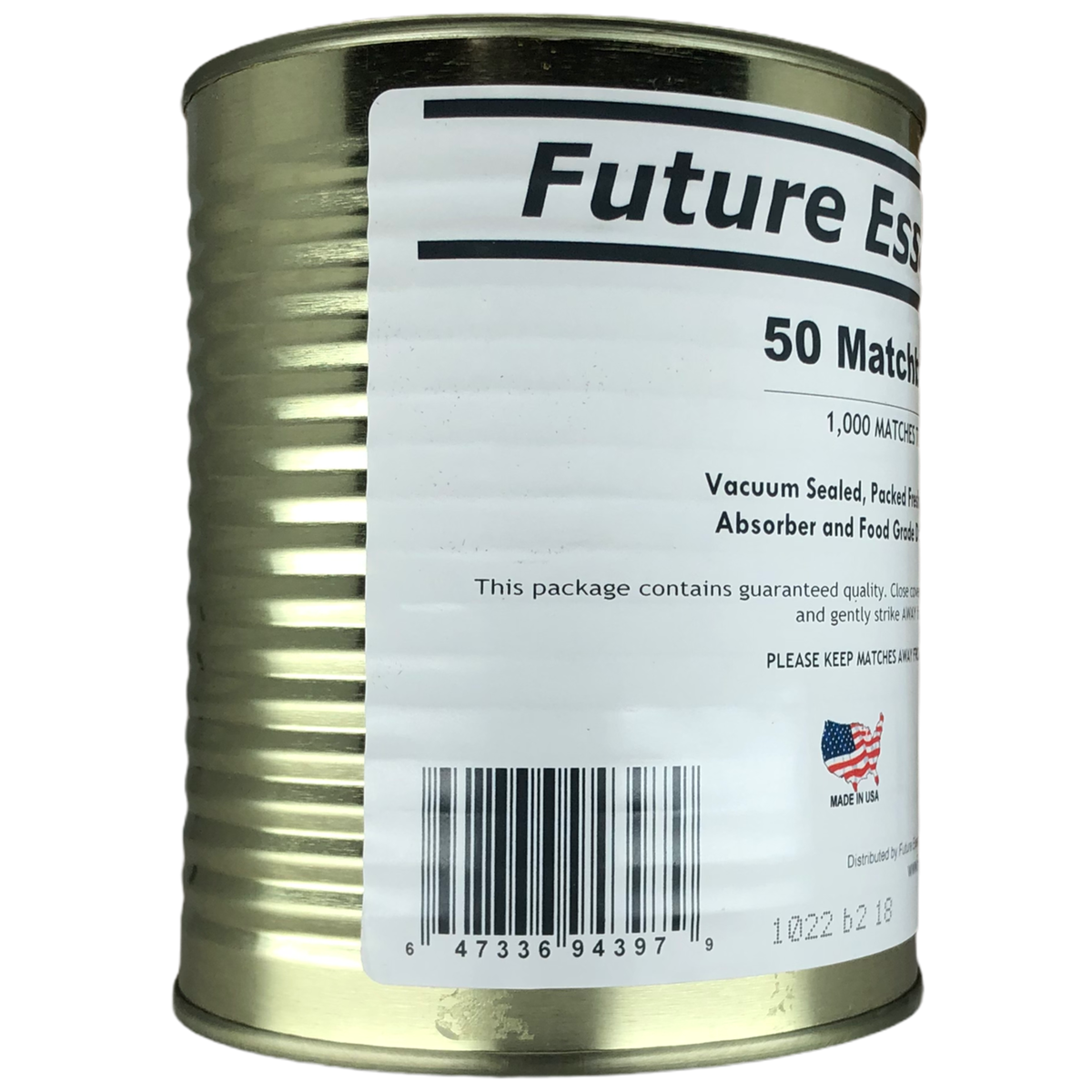 Can of Future Essentials 50 Matchbooks