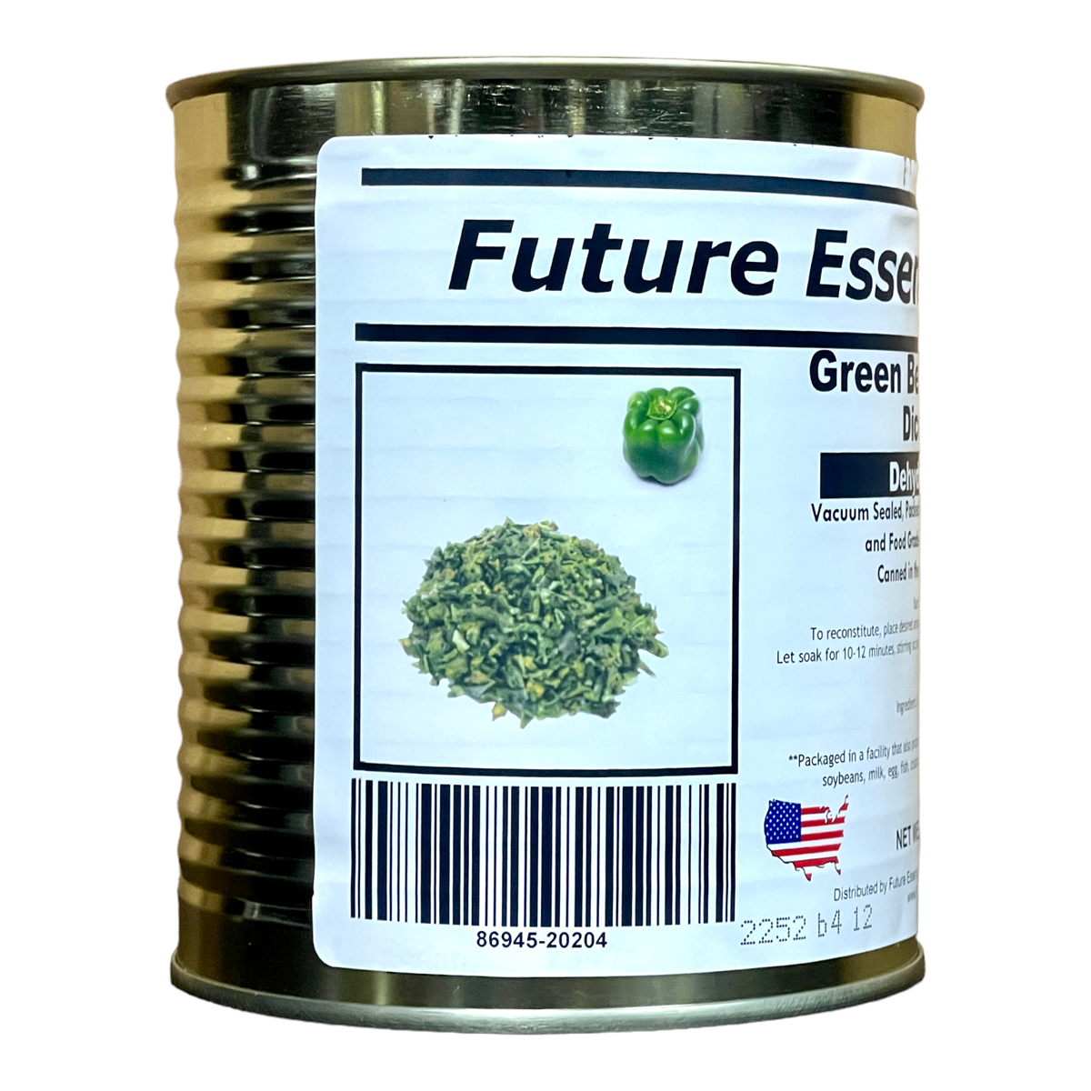 Future Essentials Dehydrated Diced Green Bell Peppers