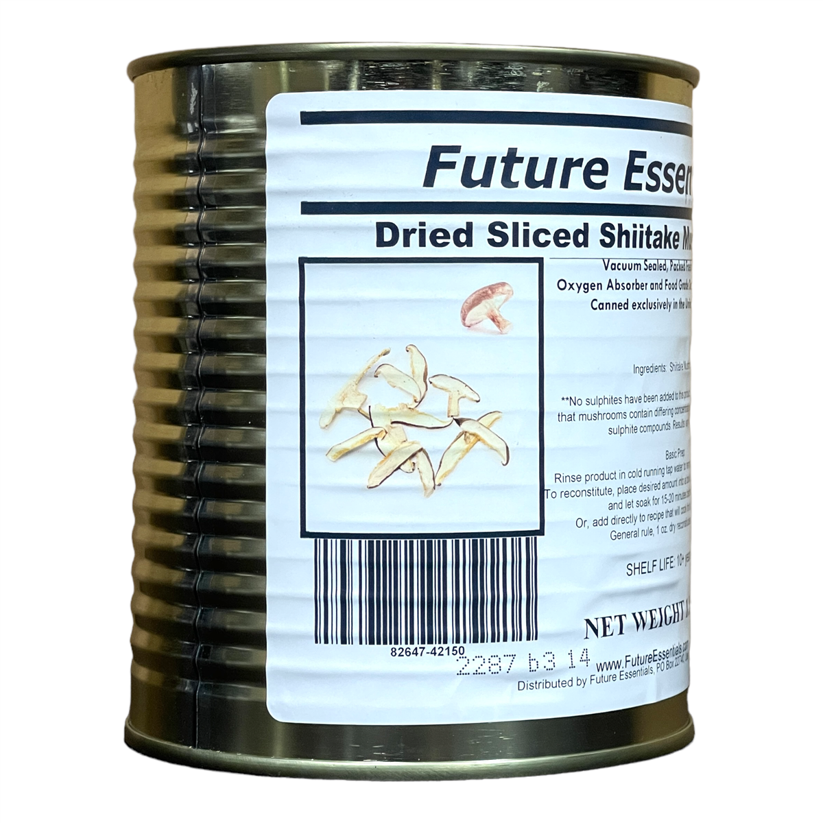 Future Essentials Dehydrated Sliced Shiitake Mushrooms