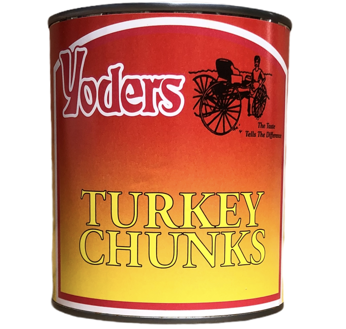 Case (12 Cans) of Yoder's fresh REAL Canned Turkey Chunks