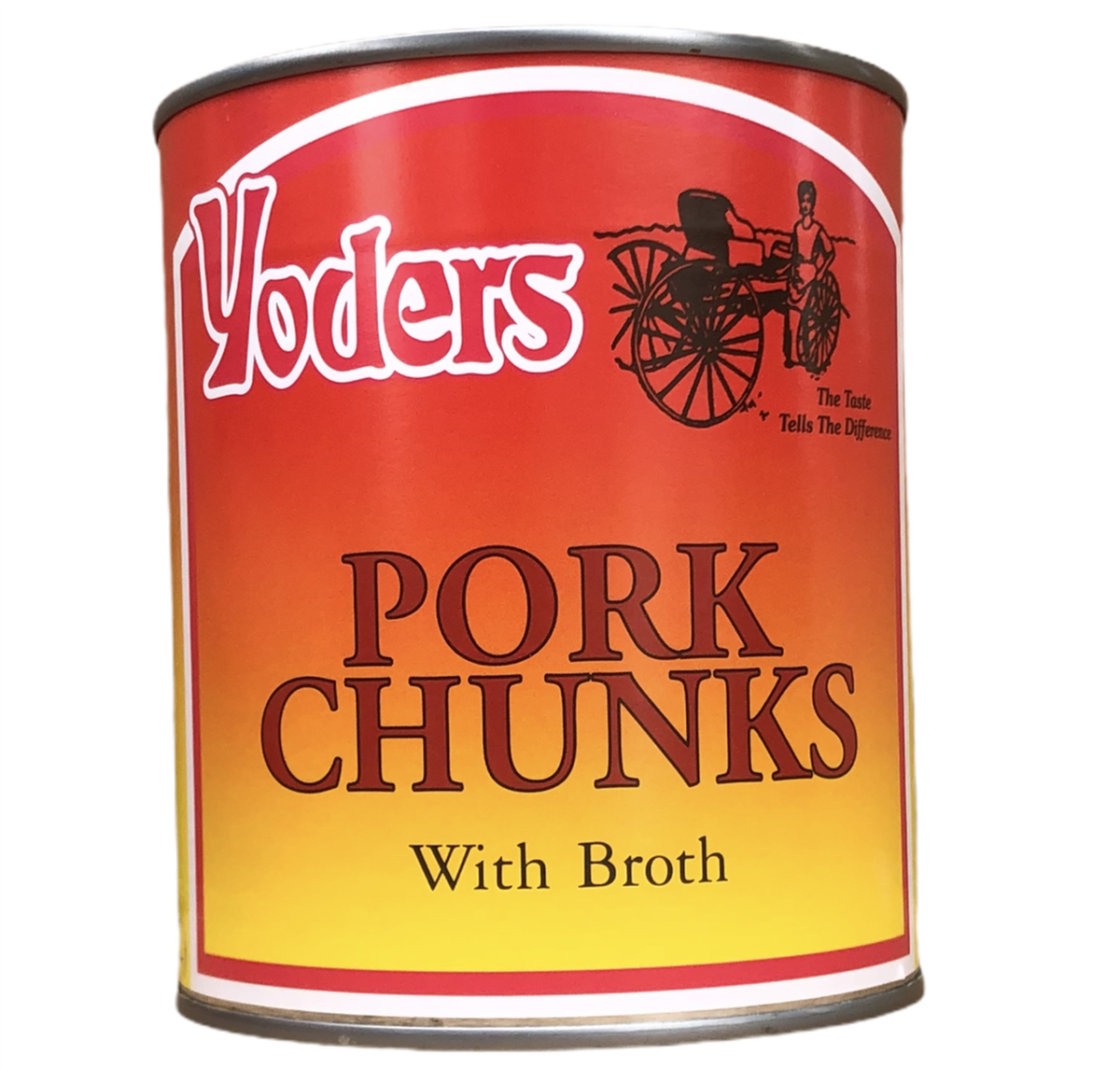 Case (12 Cans) of Yoder's fresh REAL Canned Pork Chunks
