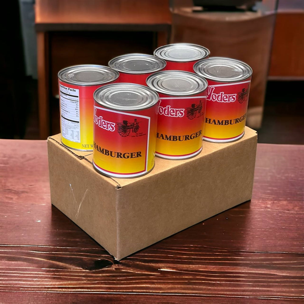 Canned Yoder's Hamburger (Ground Beef)